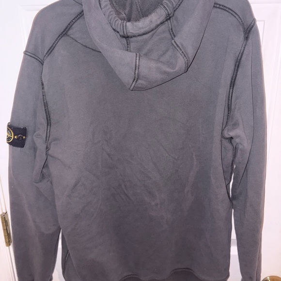 Stone Island Charcoal Hoodie - Picture 2 of 7